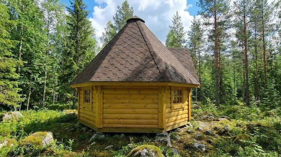 Проект Финская с очагом. 5.